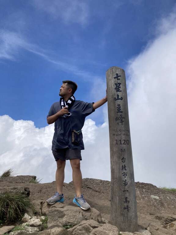 七星山主峰(圖片來源：臺北市政府工務局大地工程處)