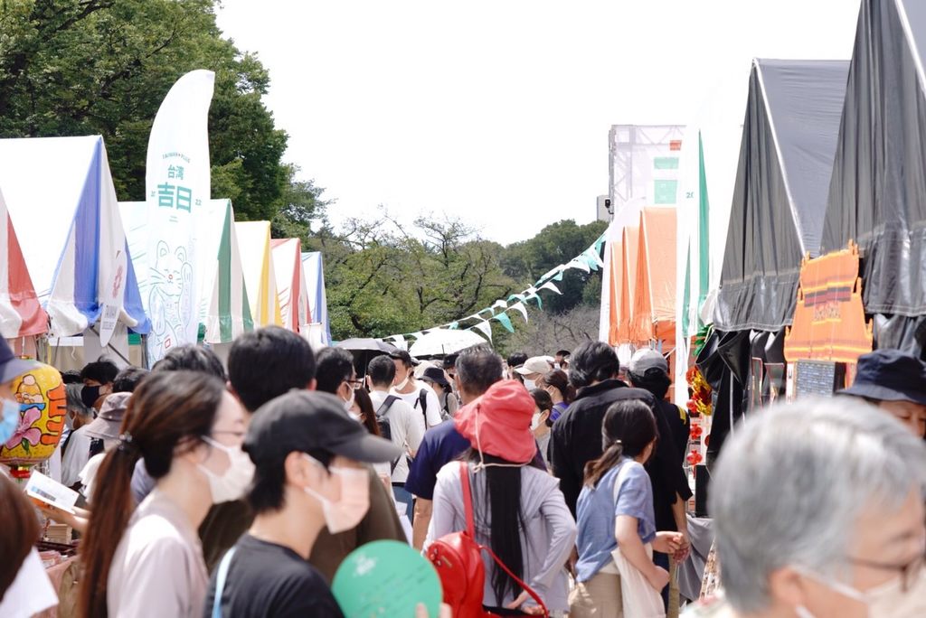 Taiwan_Plus現場人潮湧現,可見日本民眾對臺灣的喜愛