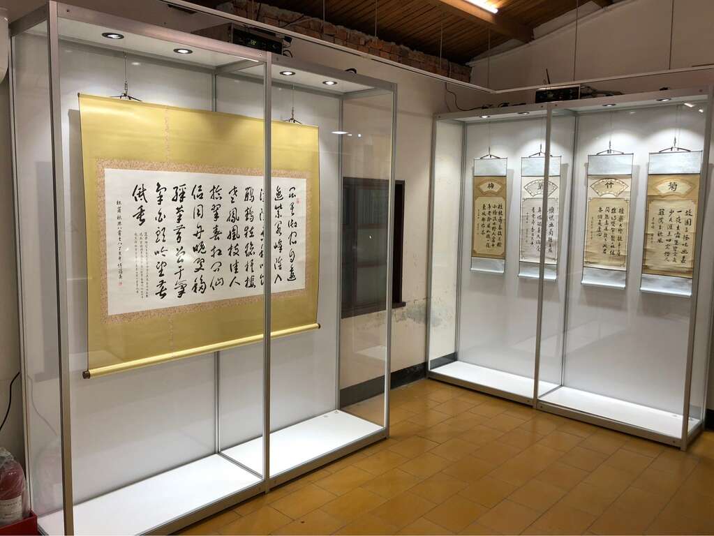 《書畫映眷情-眷戶書畫展》展現眷戶對北投中心新村的生活點滴(圖片來源：臺北市政府文化局)