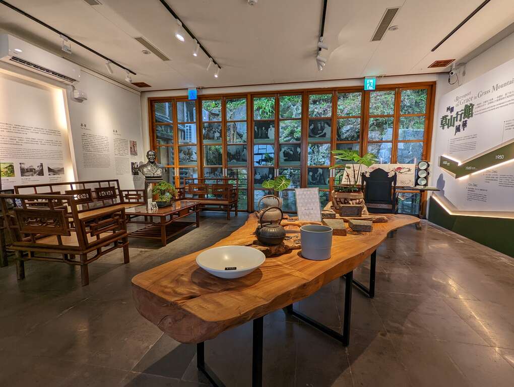 環境照_草山行館迎賓接待區(美廬)供古董展示、歷史介紹、展覽使用(圖片來源：臺北市政府文化局)