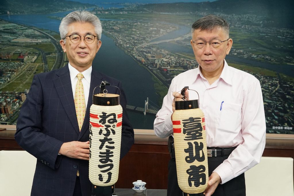 台北市与日本青森县弘前市皆有灯笼文化而开启友谊桥梁.JPG
