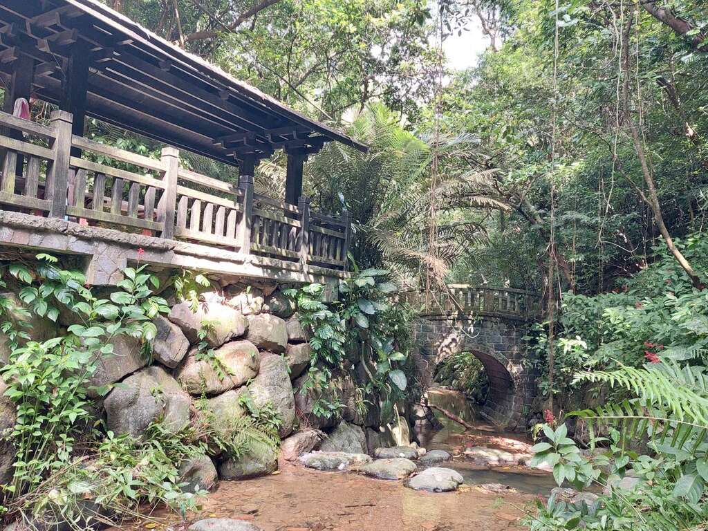虎山溪風景-虎嘯亭(圖片來源：臺北市政府工務局大地工程處)