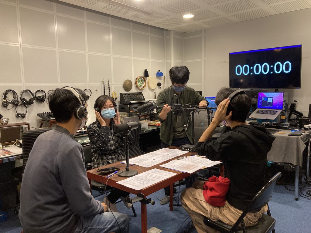 關渡自然公園錄製podcast節目.JPG