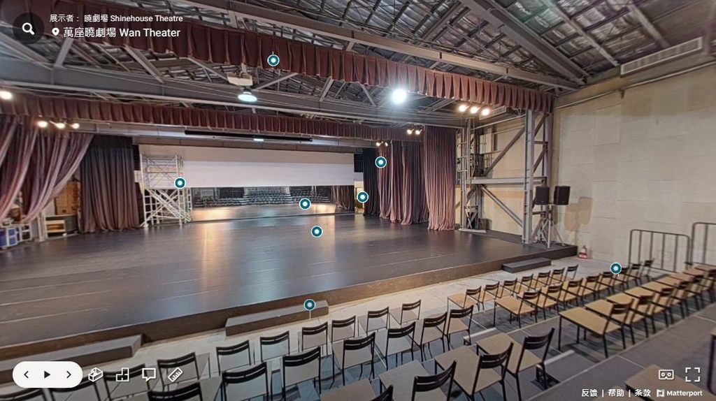 萬座曉劇場建置劇場內部360度環景