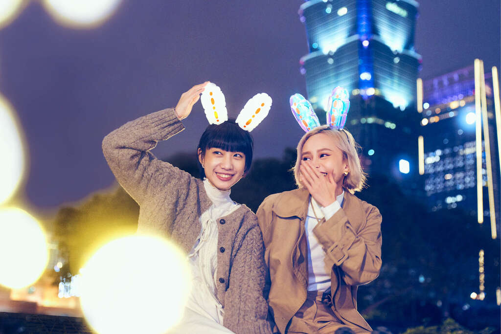 Limited-run Bunny Ears Lantern for 2023 Taiwan Lantern Festival in Taipei