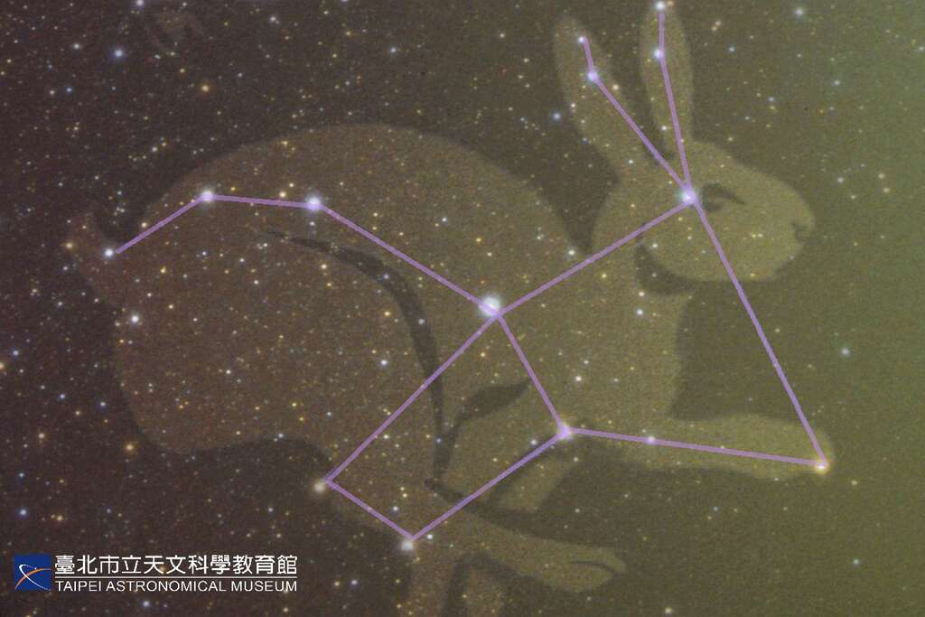 天兔座(圖片來源：臺北市立天文科學教育館)