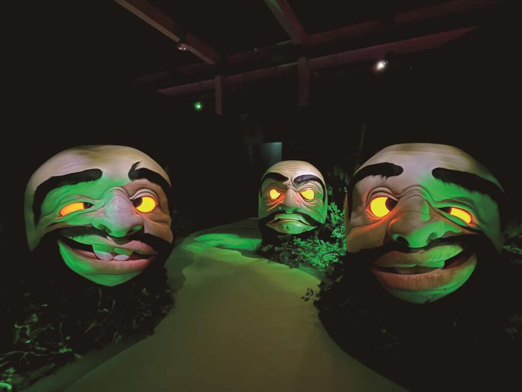「華山文創園區」內展出的「ゲゲゲの鬼太郎 妖怪100物語」特展，帶大家體驗奇想世界。（圖／華山1914文化創意產業園區）