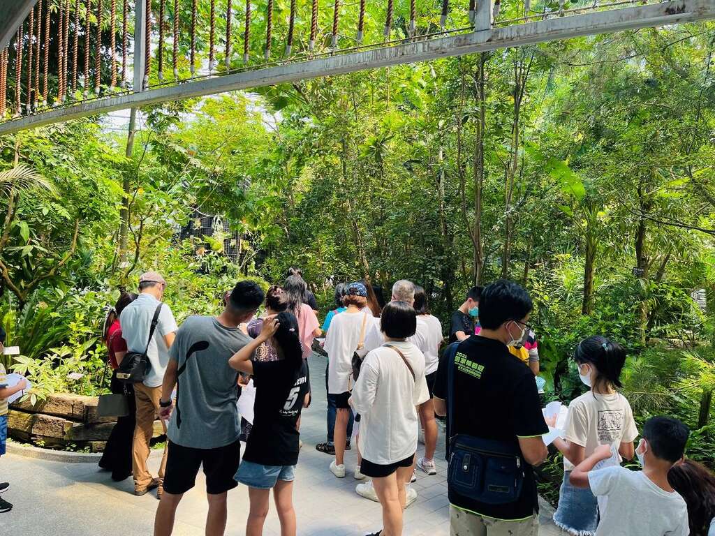 台北典藏植物园拥有丰富植物资源，并且提供多样课程及导览解说服务。(图片来源：台北市政府工务局公园路灯工程管理处)