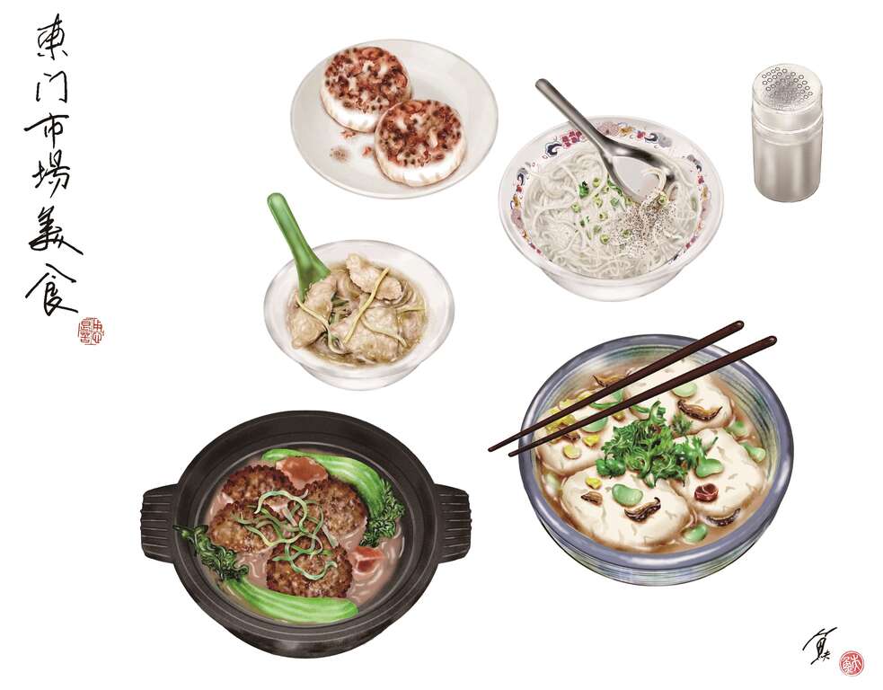 我心目中的东门市场美食地图（图／鱼夫）
