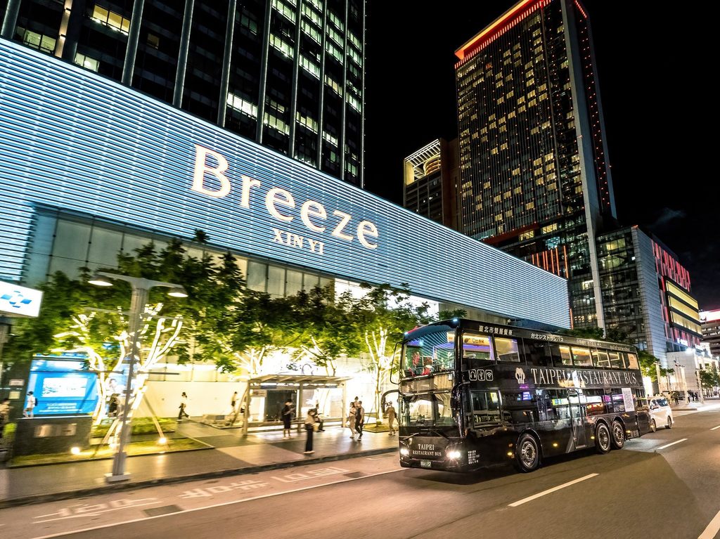 图3：边享美食边欣赏北市夜色美景