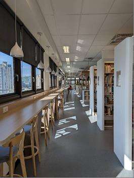 稻香分馆临窗阅读区(图片来源：台北市立图书馆)