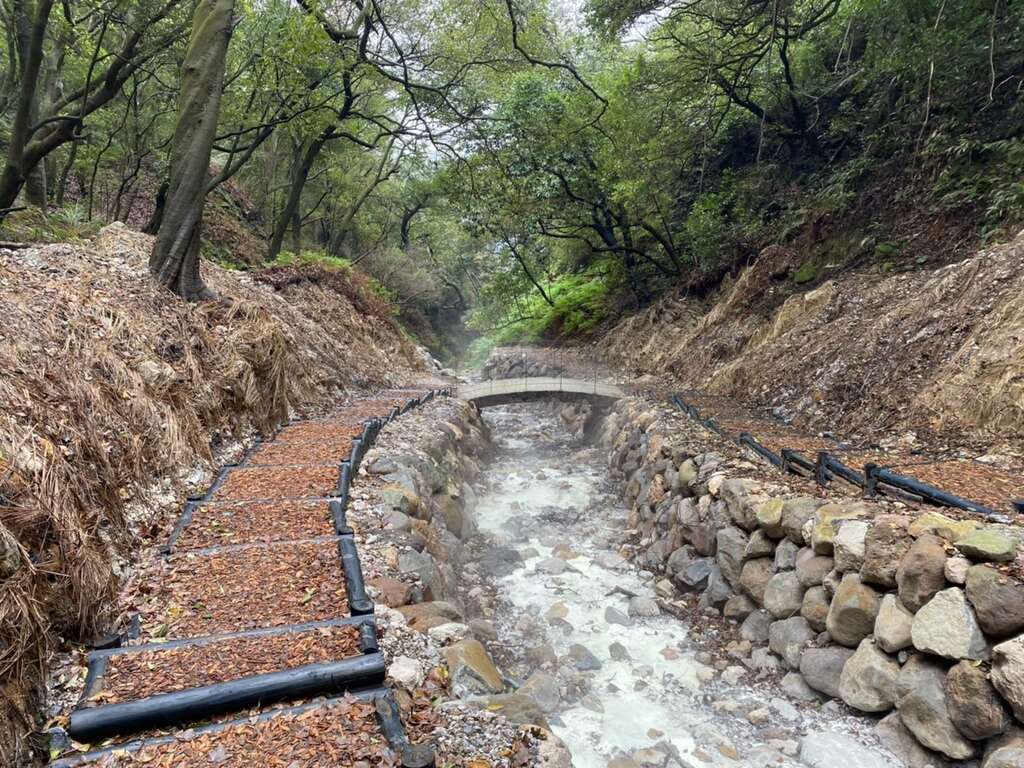 紫明溪溪畔步道(圖片來源：臺北市政府工務局大地工程處)