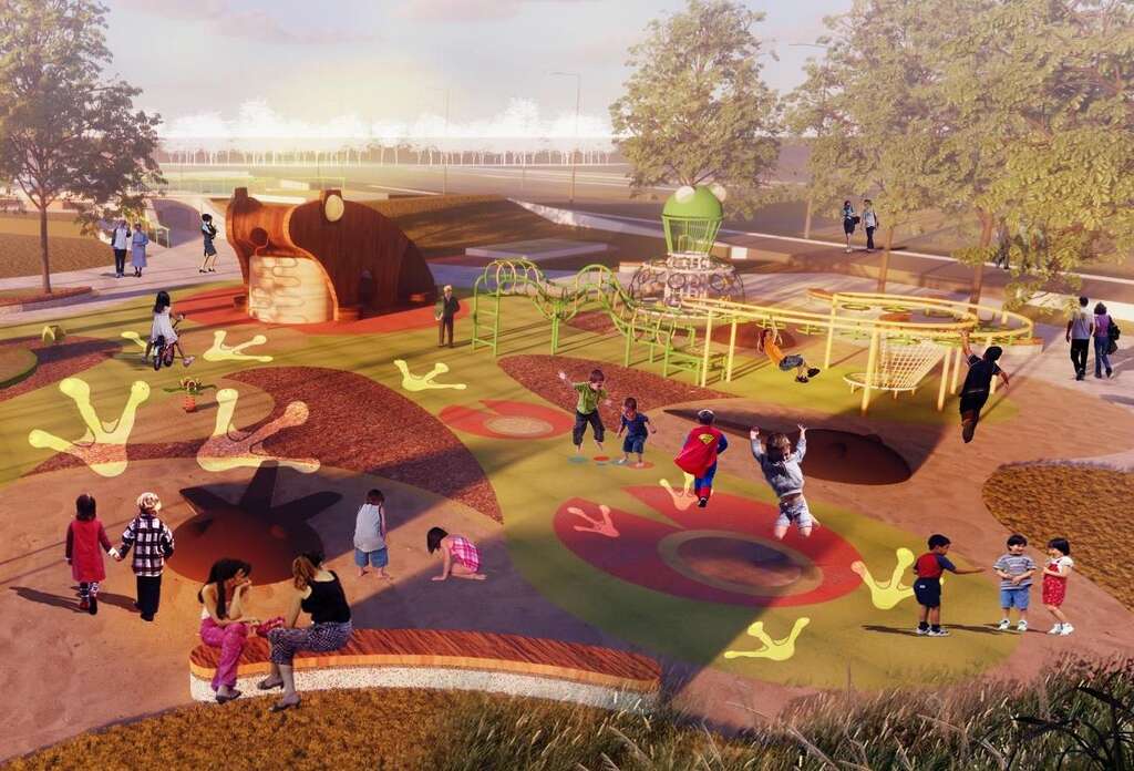 Unveiling the Guanshan Riverside Park Playground!