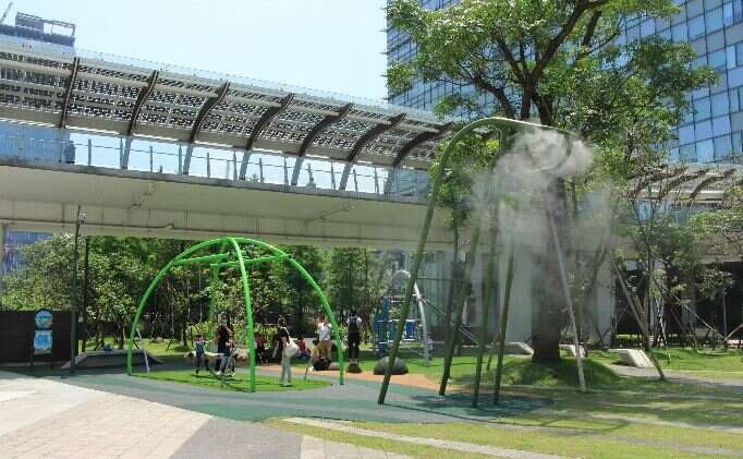 三重世貿公園(圖片來源：臺北市政府工務局公園路燈工程管理處)