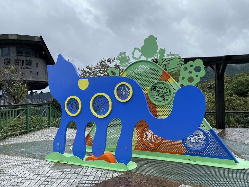猫缆猫空站(图片来源：台北市立动物园)