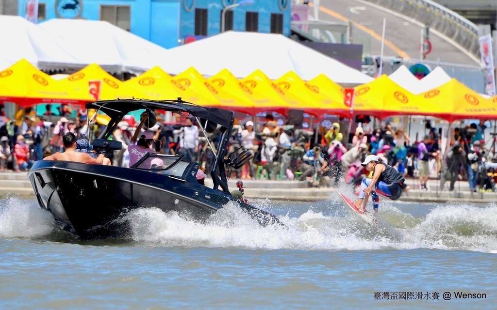 2023臺北國際滑水公開賽。(圖片來源：臺北市政府體育局)