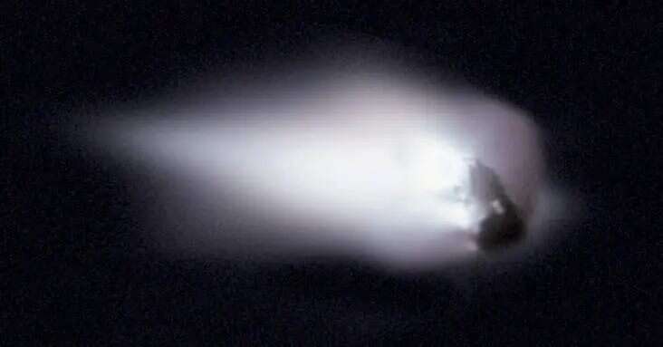 哈雷彗星(圖片來源：臺北市立天文科學教育館)