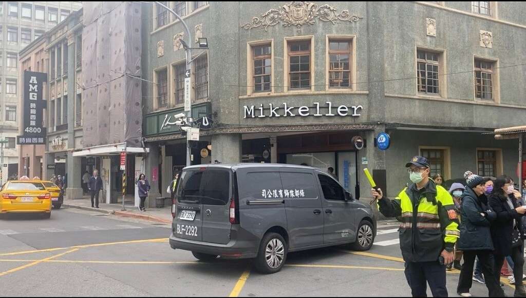 2024年货大街交通管制图(南京迪化口)(图片来源：台北市政府警察局大同分局)