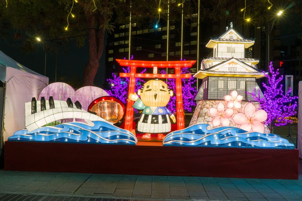 日本濱松市以吉祥物家康君及櫻花、藤花展現城市特色(圖片來源：臺北市政府觀光傳播局)