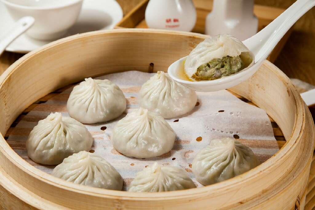 台湾美食「杭州小笼汤包」(图片来源：台北大众捷运股份有限公司)