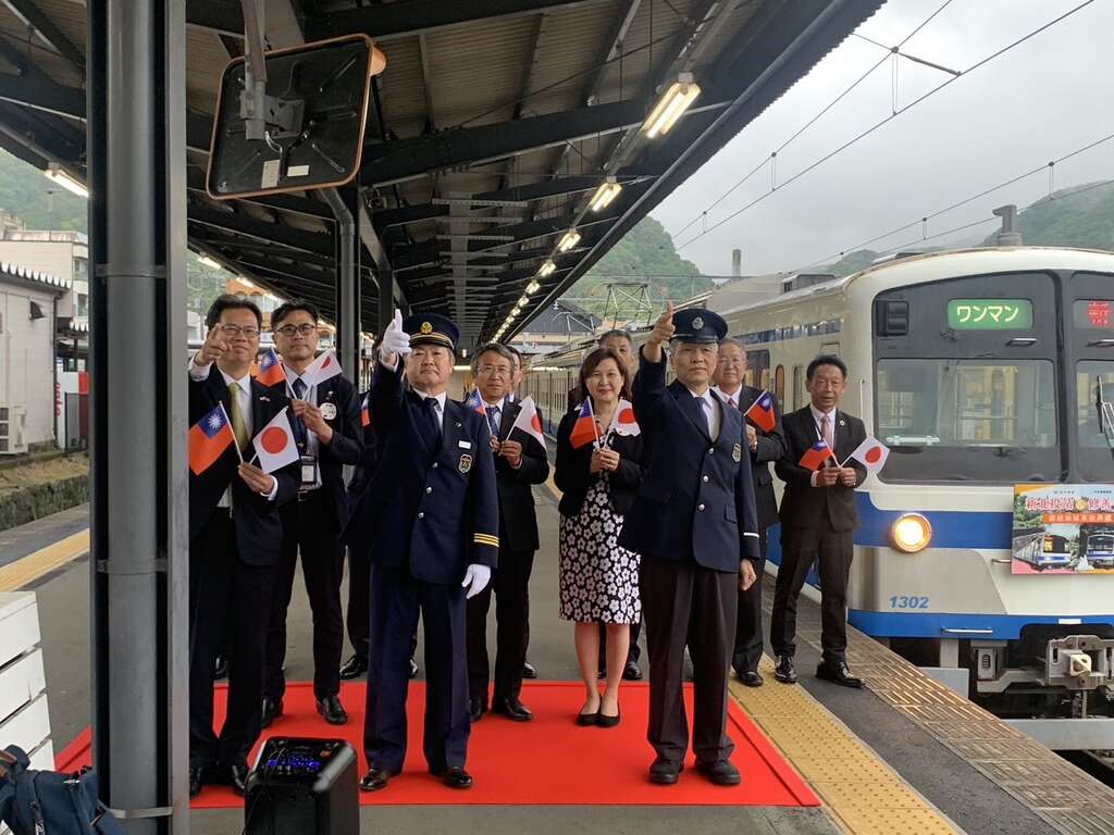 修善寺站發車儀式(圖片來源：臺北大眾捷運股份有限公司)