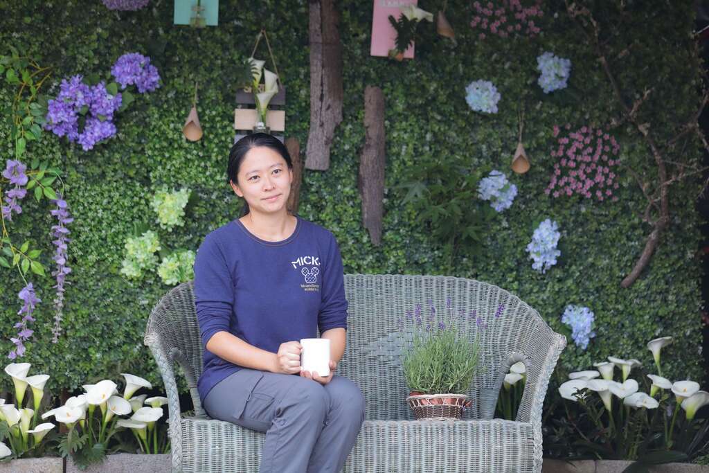 湖田社区发展协会范静芳理事长(图片来源：台北市政府产业发展局)