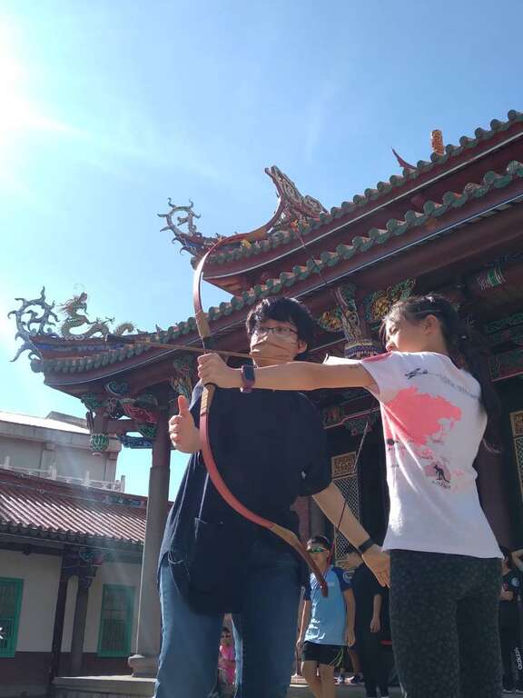 以「禮」為基礎的儒家射藝(圖片來源：臺北市政府民政局)