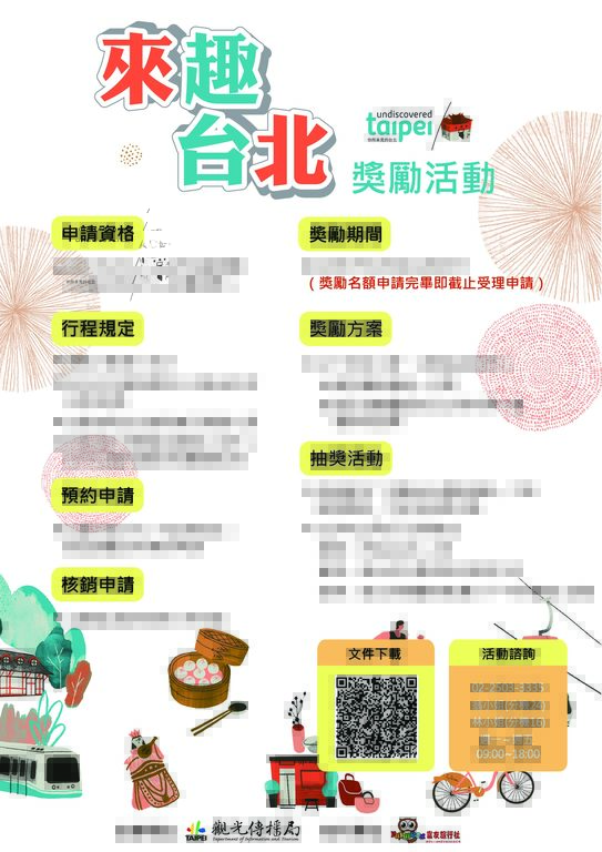 臺北市觀傳局推出「來趣台北獎勵活動」搶攻暑假國旅市場，歡迎大家揪團「來趣台北」玩！(圖片來源：臺北市政府觀光傳播局)