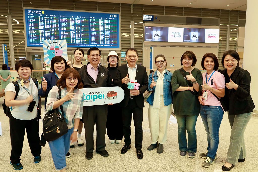 台北市政府带领北市业者赴韩推广及宣传2025世壮运(图片来源：台北市政府观光传播局)