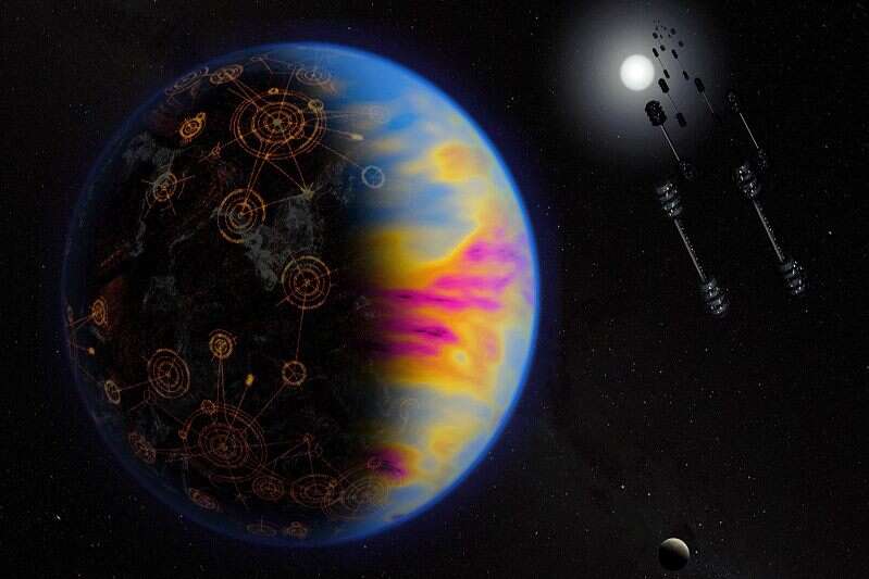 系外行星假想圖(圖片來源：臺北市立天文科學教育館)