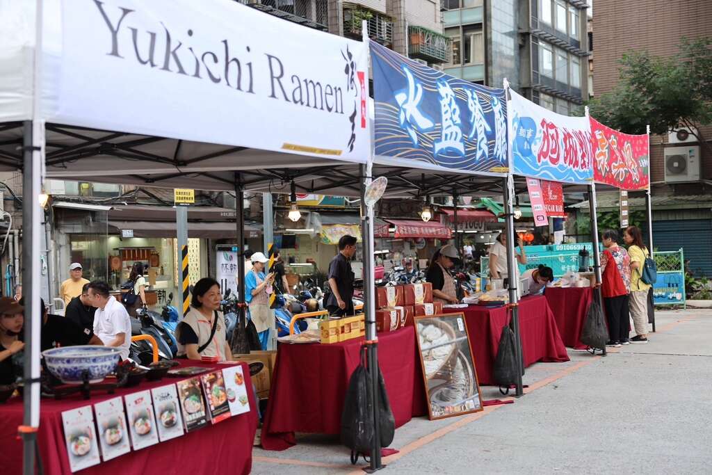 「2024條通屋台祭」屋台市集(圖片來源：臺北市商業處)