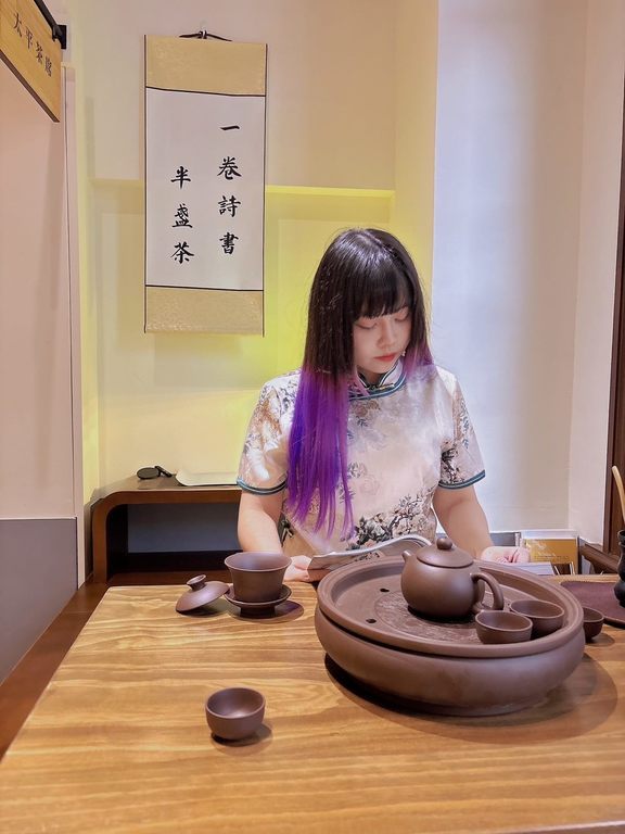 欢迎游客前来新设的「太平茶席」场景拍照打卡(图片来源：台北市政府观光传播局)