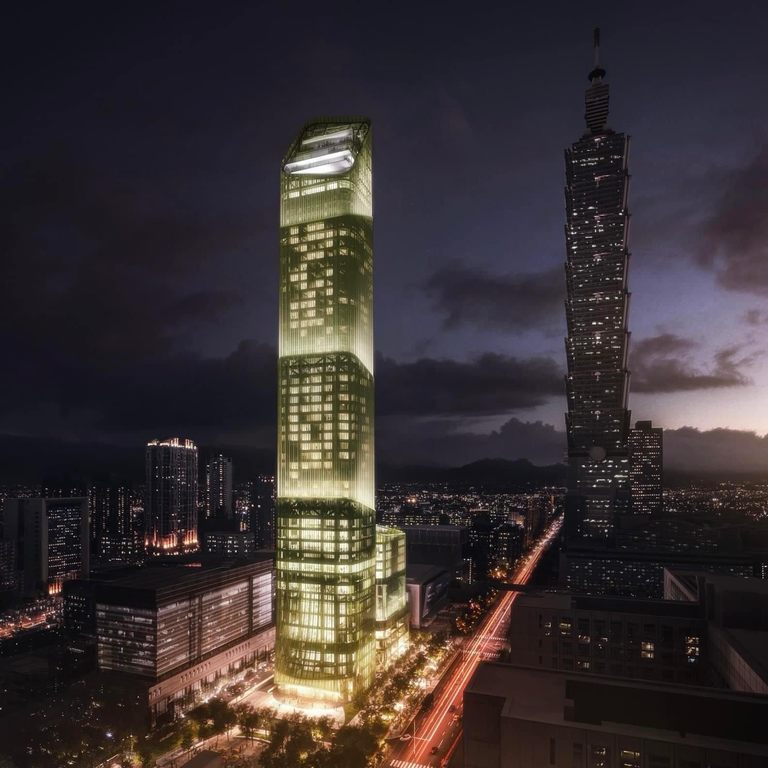 Park Hyatt和安達仕 Andaz2間奢華酒店品牌入駐信義區「台北天空塔The Sky Taipei」（圖片來源：The Sky Taipei官網）