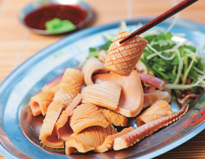 「魷魚標」以祖傳手法製作燙魷魚