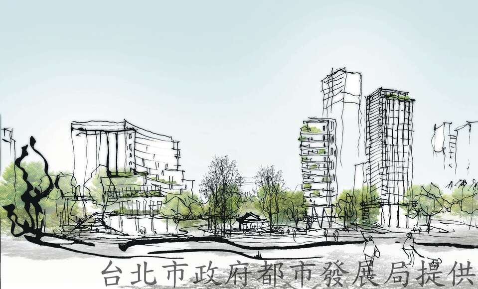 台大绍兴南街基地规划示意图