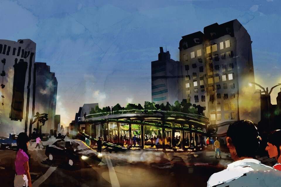 建成圓環規劃模擬圖。（圖／台北市政府都市發展局提供）