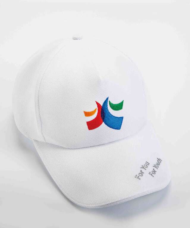 世大運運動帽白色款