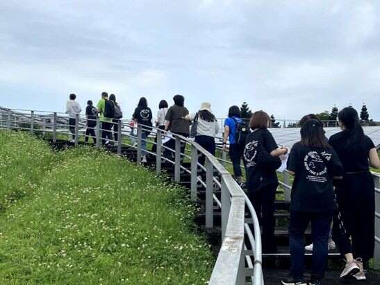 「綠典工程師」探索綠建築奧秘(圖片來源：臺北市政府工務局公園路燈工程管理處)