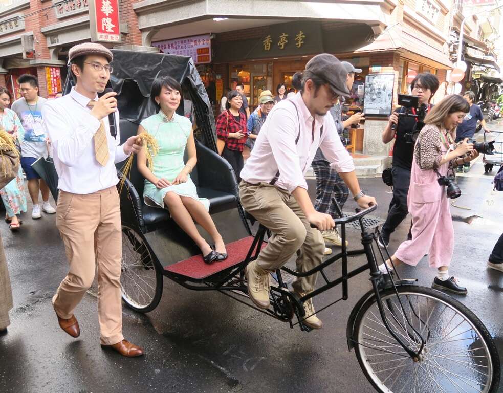 復古三輪車重現大稻埕老風貌
