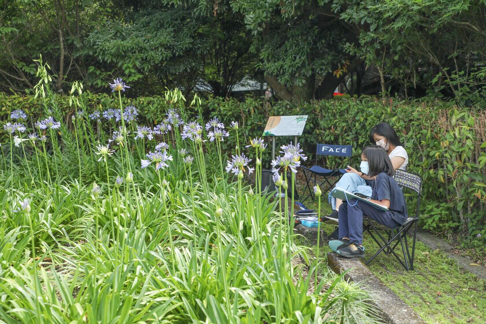 繪畫寫生｜鷲遊畫中景(圖片來源：臺北市政府工務局大地工程處)