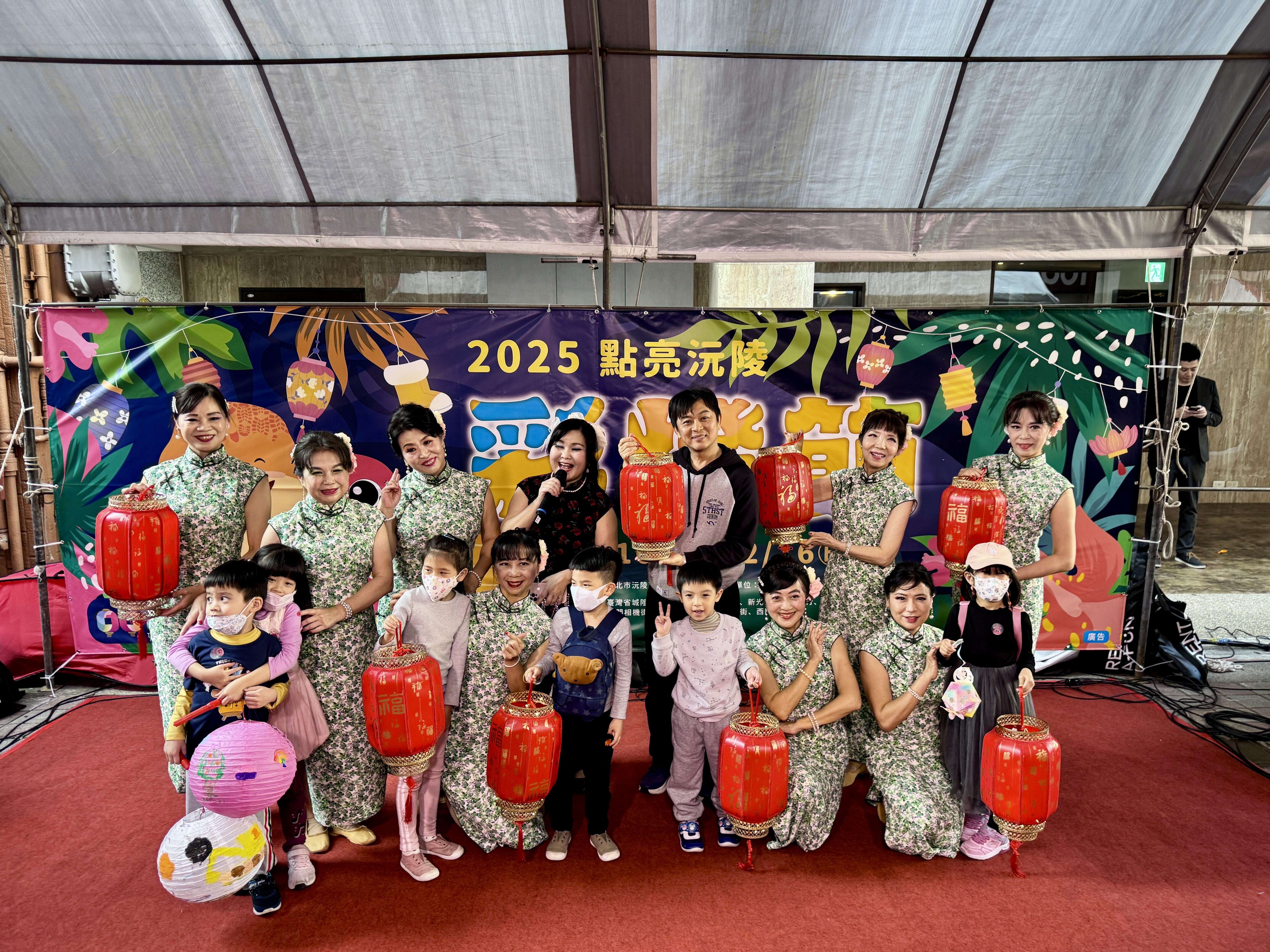 2025点亮沅陵彩灯节x台北灯节 花灯闪耀迎元宵（台北市沅陵商店街促进会提供）