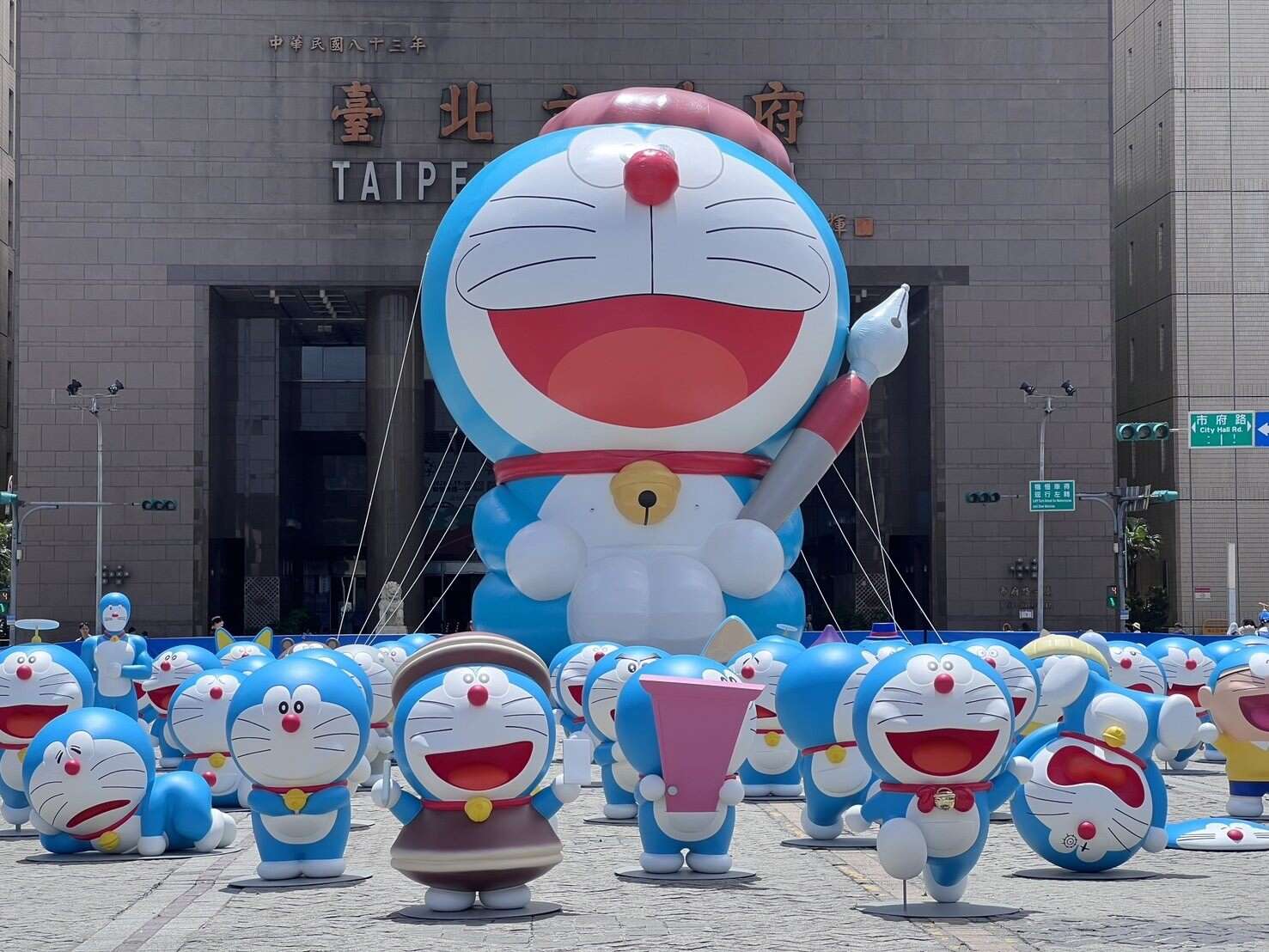 哆啦A梦为全球知名IP，不仅唤起世代共鸣，也带动城市观光新潮流(图片来源：台北市政府观光传播局