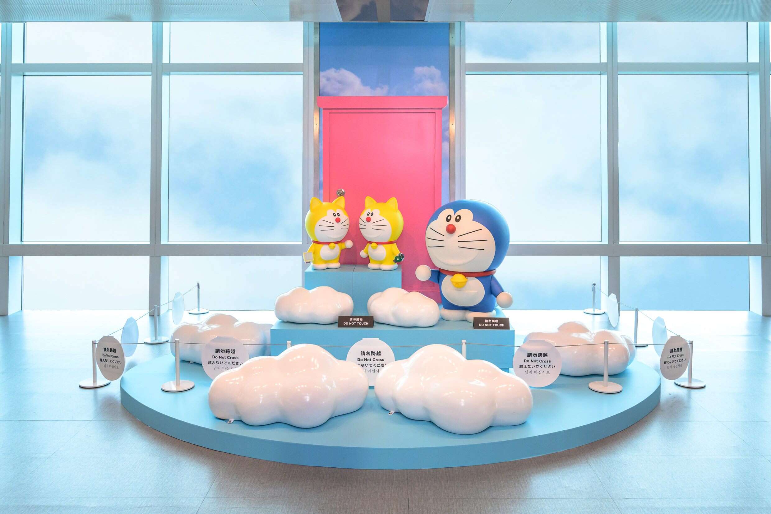 台北101觀景台《超級機器人傳奇特展》(資料來源：台北101提供)