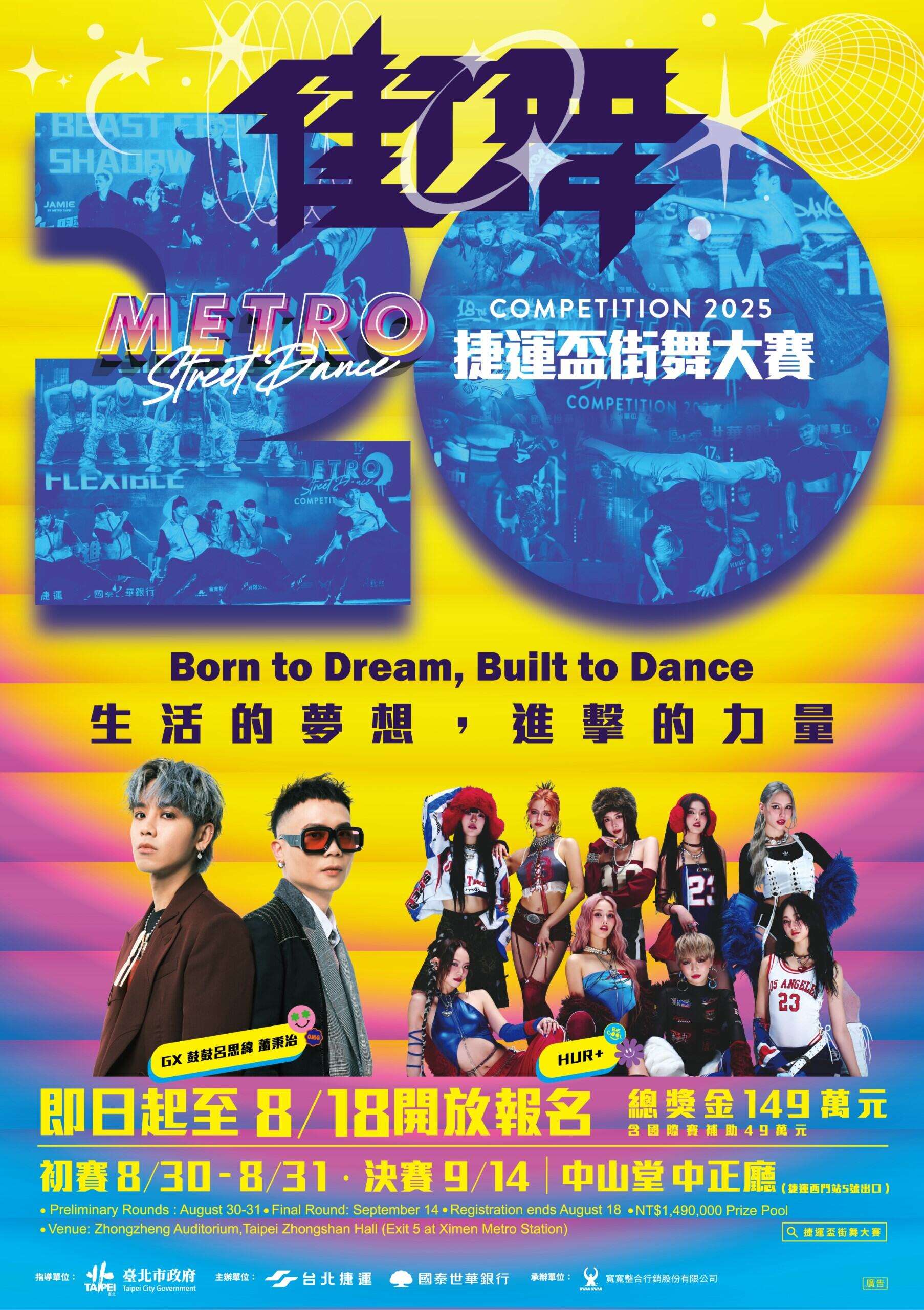 2025捷运盃街舞大赛海报