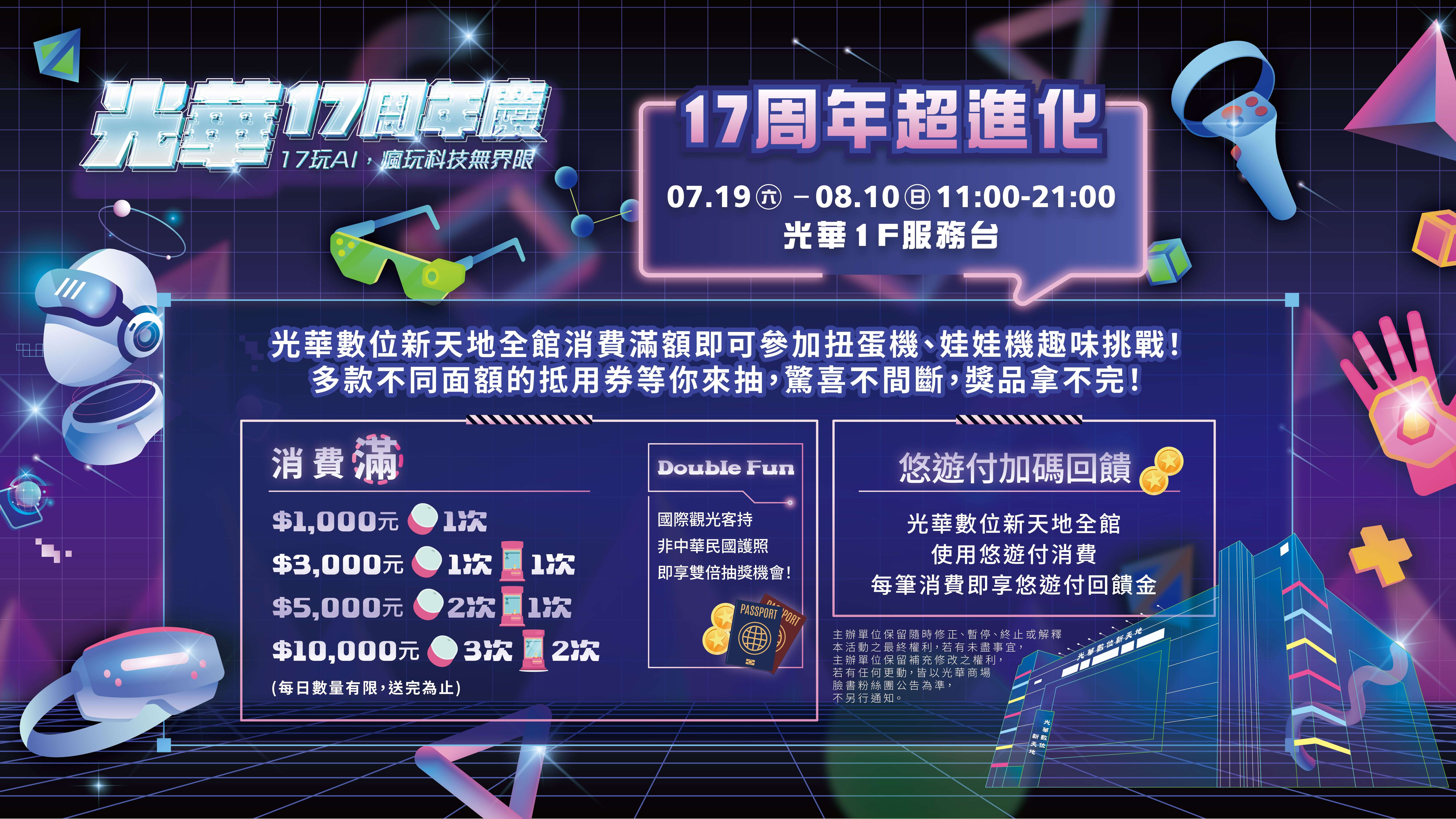 17周年超进化(图片来源：台北市市场处)