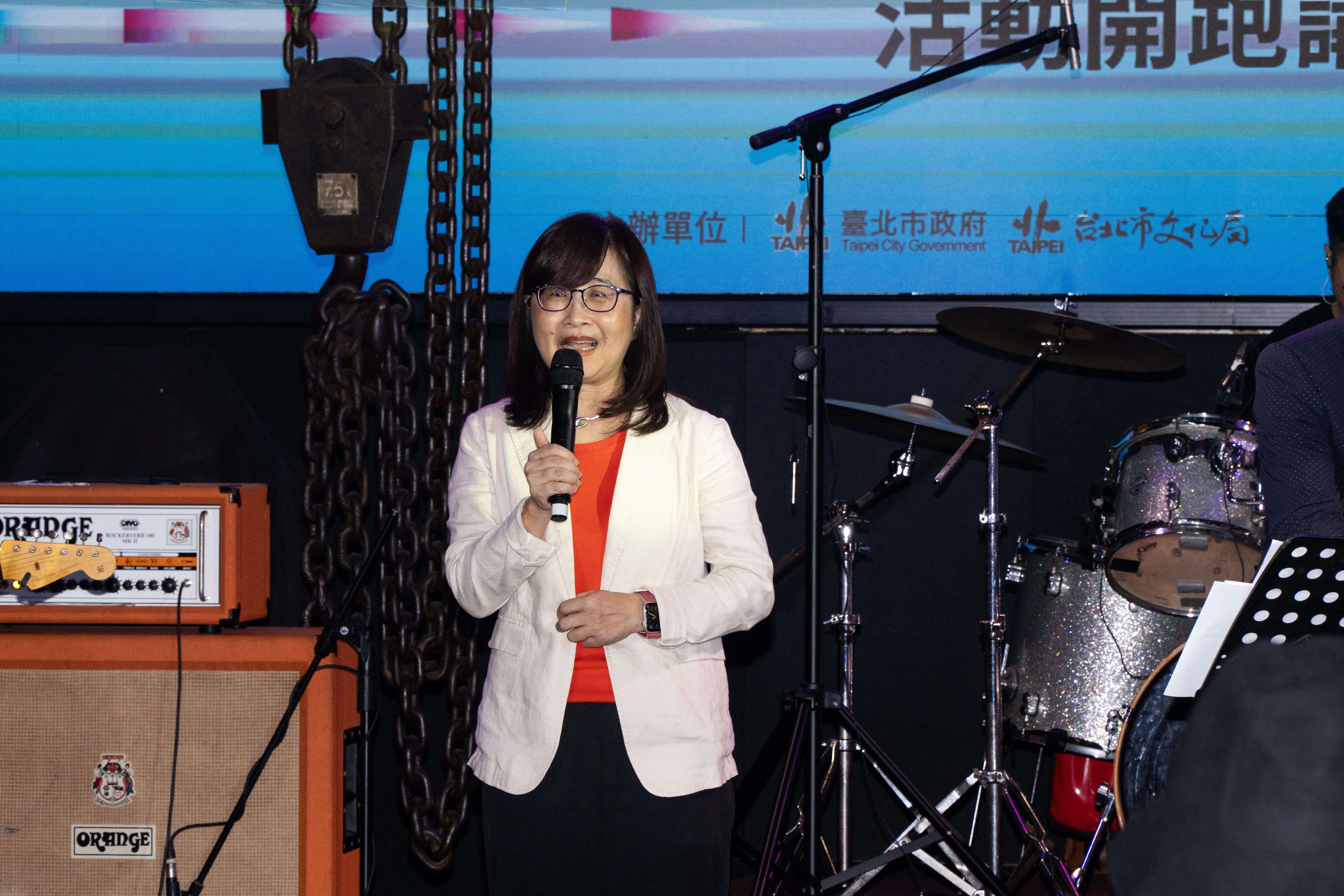 林奕华副市长致词。(图片来源：台北市政府文化局)