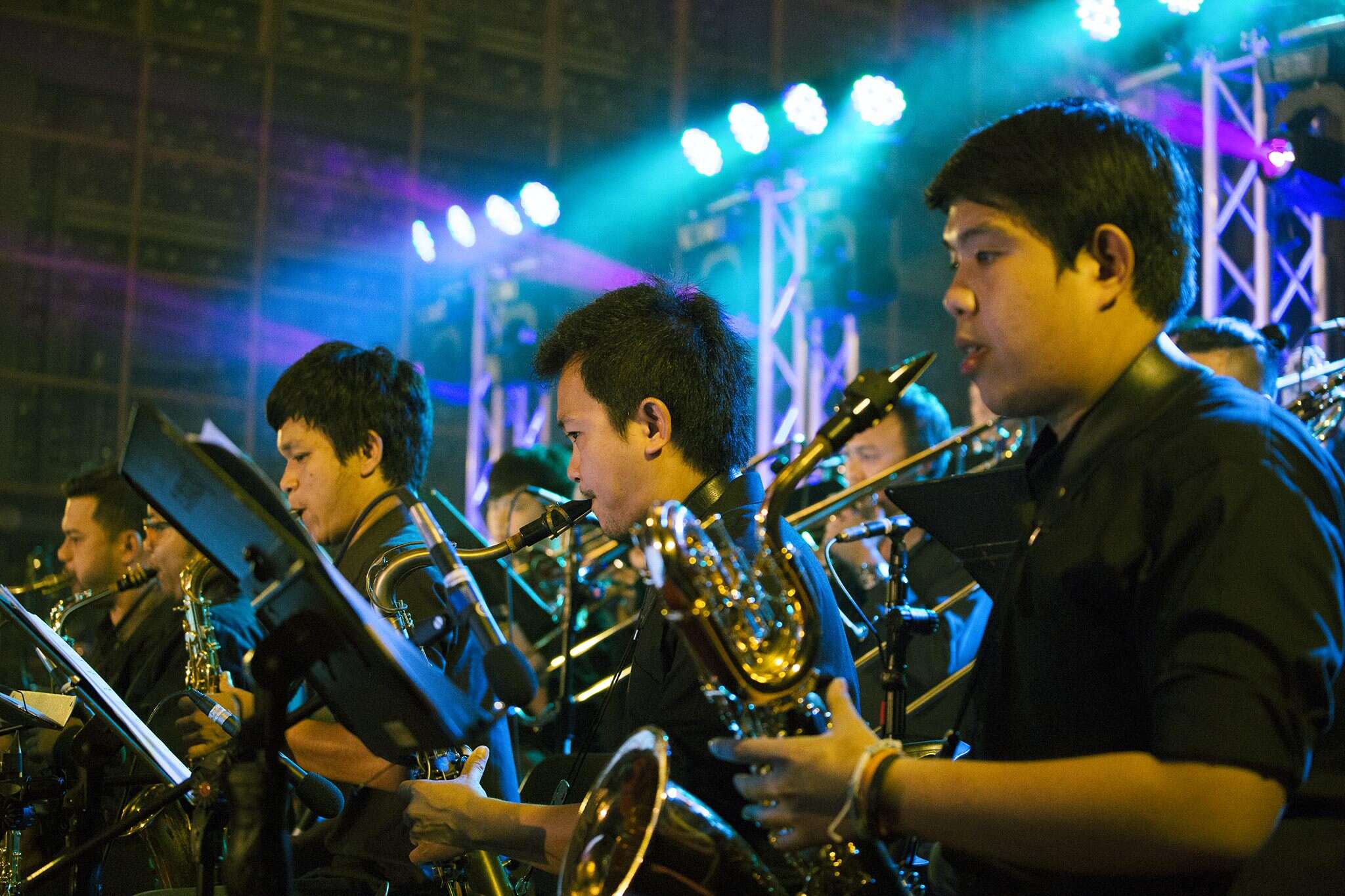 主舞台第二天演出团体 - 泰国兰实爵士大乐团RSU Jazz Orchestra(图片来源：台北市政府文化局)
