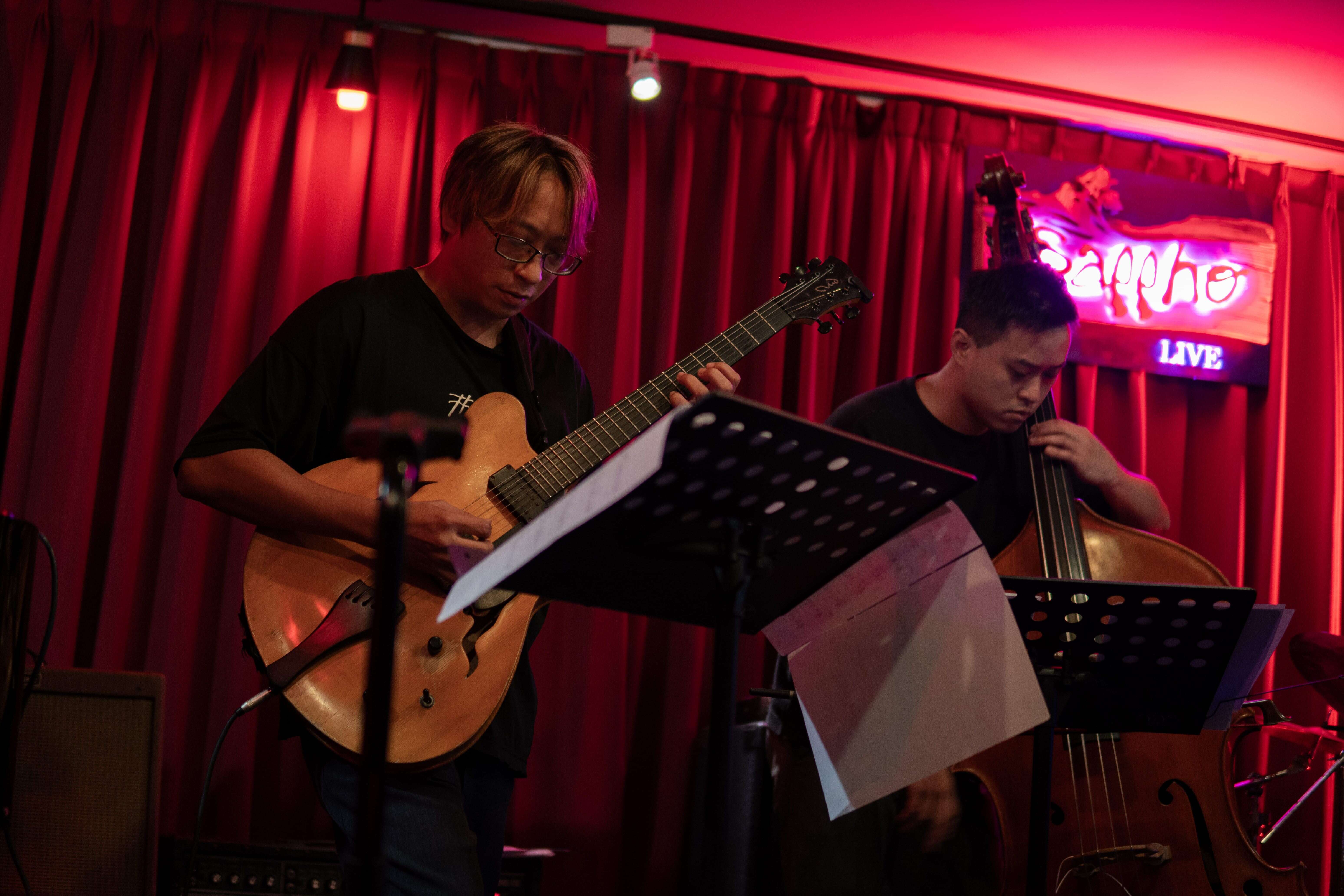 8月9日 Sappho Live Jazz 《Julien Moreen Quartet》演出現場(圖片來源：臺北市政府文化局)