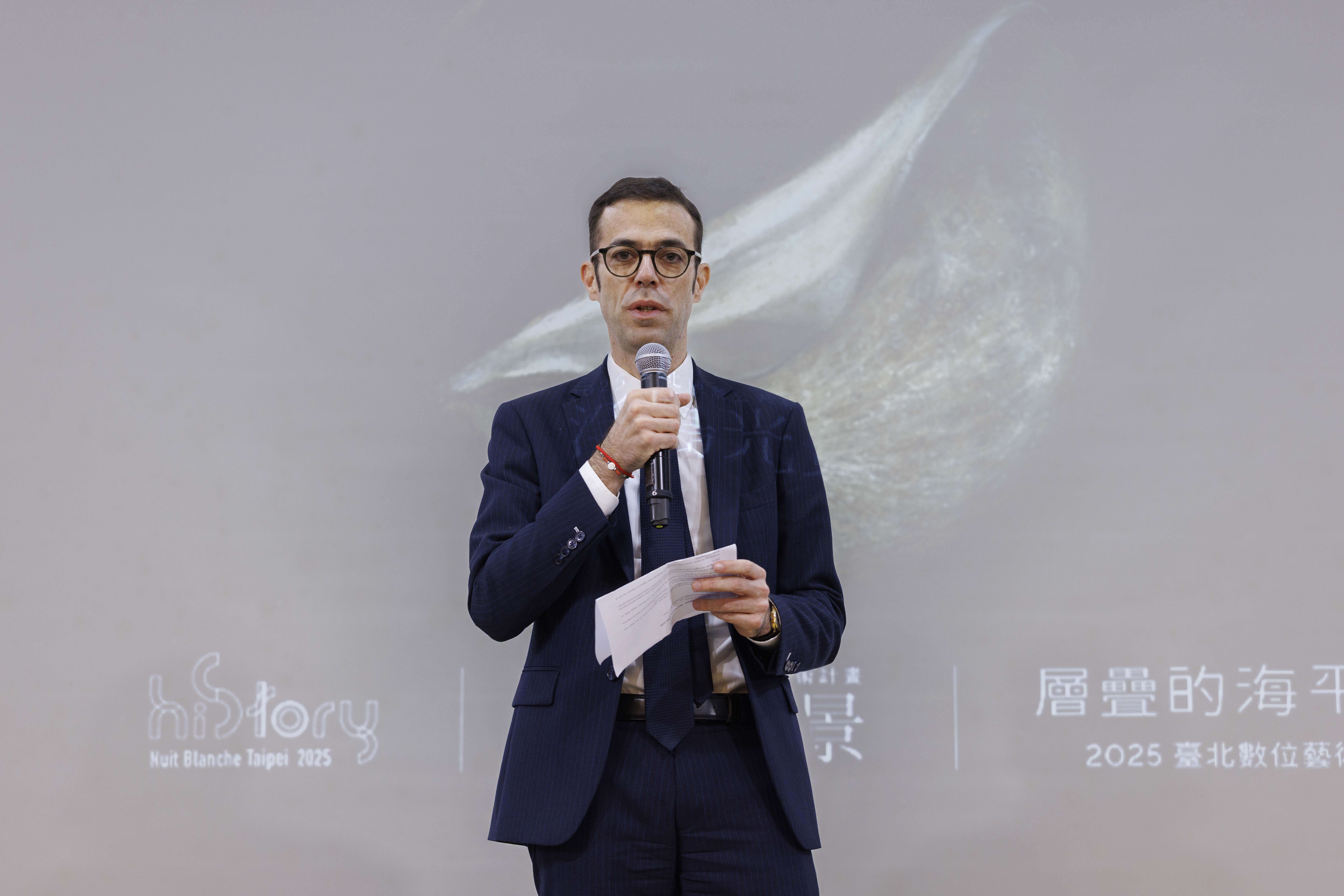 法國在臺協會主任龍燁（Franck Paris）（圖片來源：臺北市政府文化局）