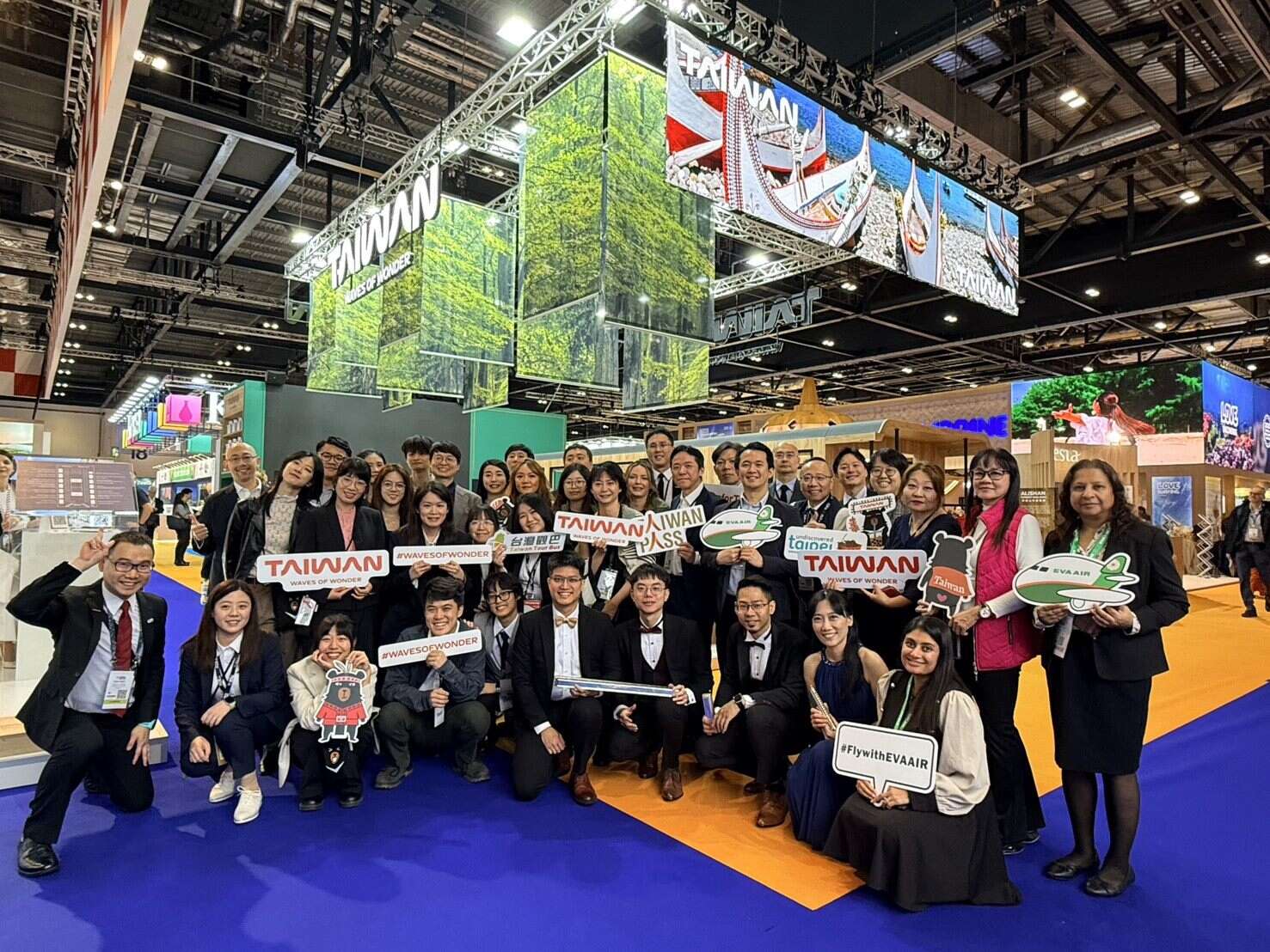 观传局携手交通部观光署参展WTM伦敦旅展，向欧洲旅客推介台北的独特魅力。（图片来源：台北市政府观光传播局）